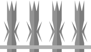 Diagram of 7-Spike Pales