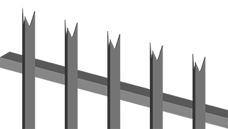 Diagram of angle iron as crossmember